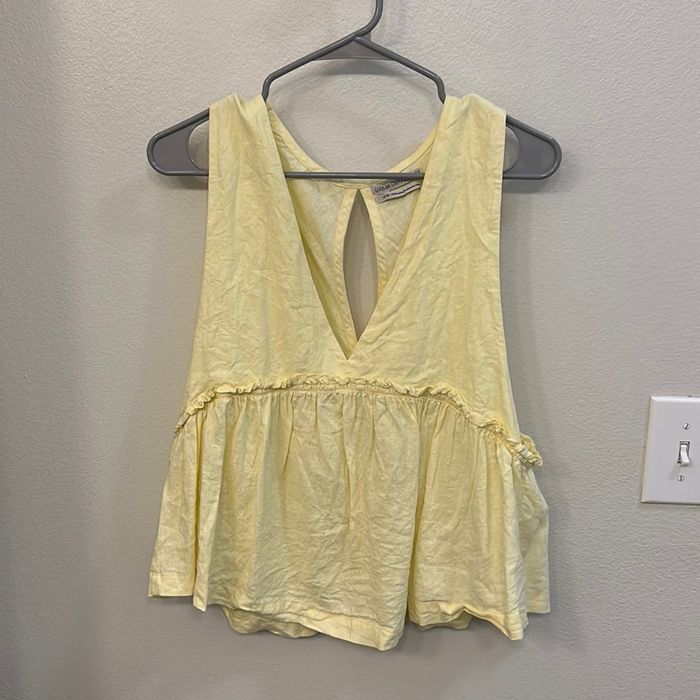Yellow Urban Outfitters Top